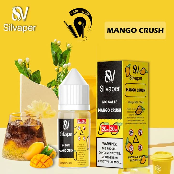 پاد سالت سیلوا 30 میل نیکوتین Silvaper Mango Peach 30ML