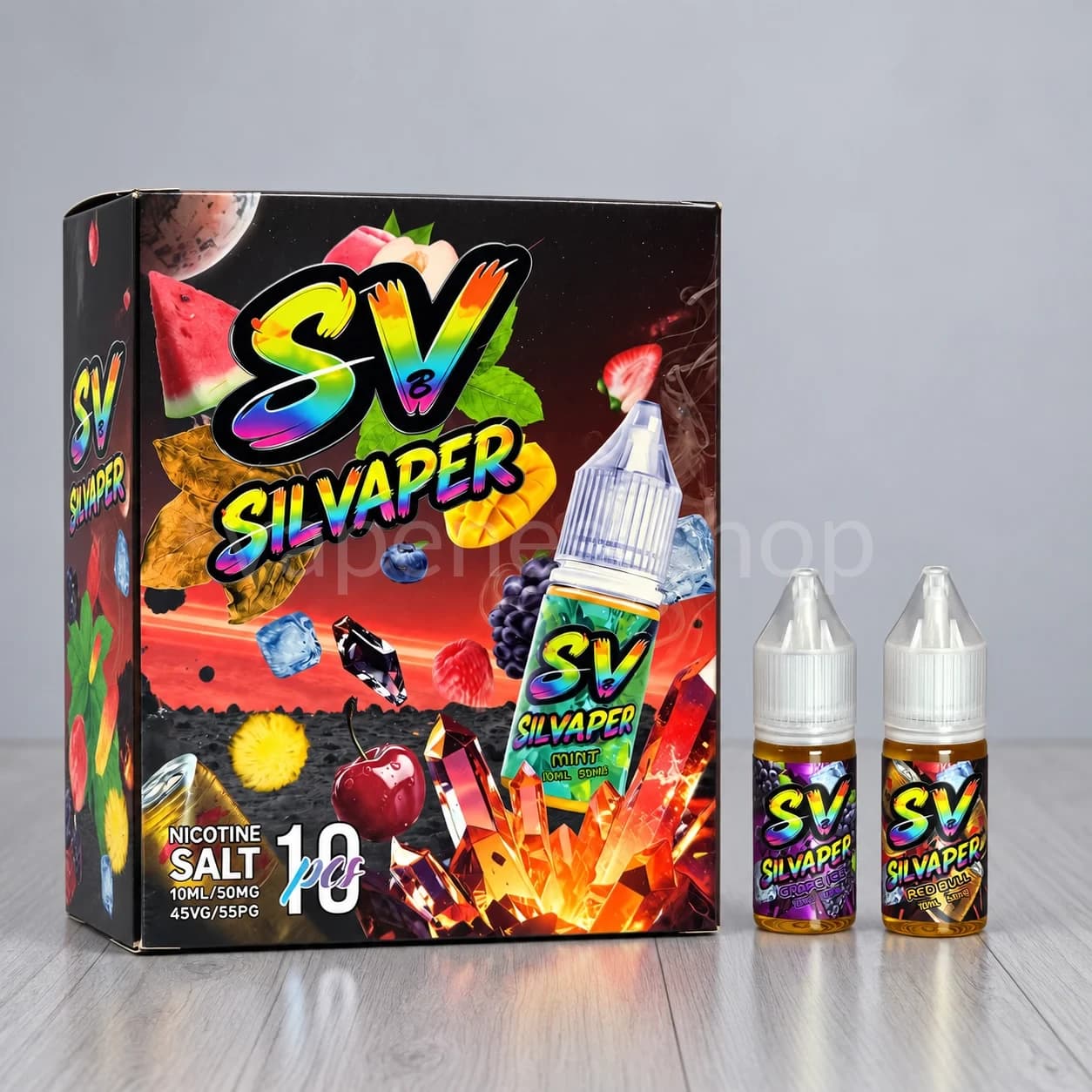 پاد سالت نیکوتین 10 میل سیلویپر  Silvaper Saltnic 10 ml