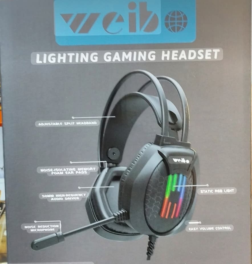هدفون گیمینگ وایب مدل Weibo G10 Over Ear