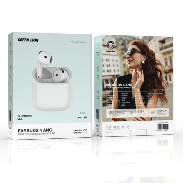 ایرپاد بلوتوثی گرین لاین مدل Earbuds 4 ANC