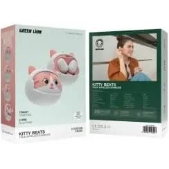 هدفون بی سیم گرین لاین Kitty Beats True