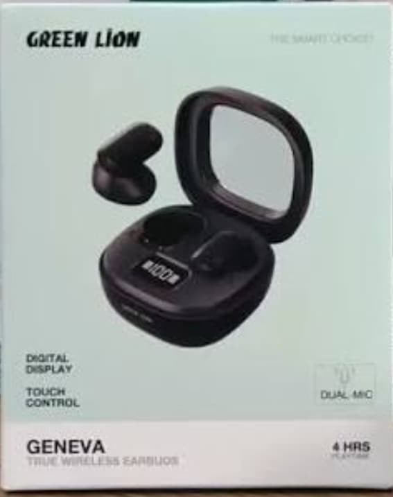 ایرپاد بلوتوثی گرین لاین مدل Green Lion مدل GENEVA GNGNVTWSBK