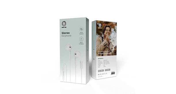 ایرپاد بی سیم گرین لاین Green Lion Stereo  Earphone With Type-C Connector