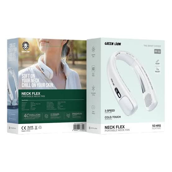 پنکه‌ گردنی گرین لاین مدل Green Lion Neck Flex Portable Neck Fan