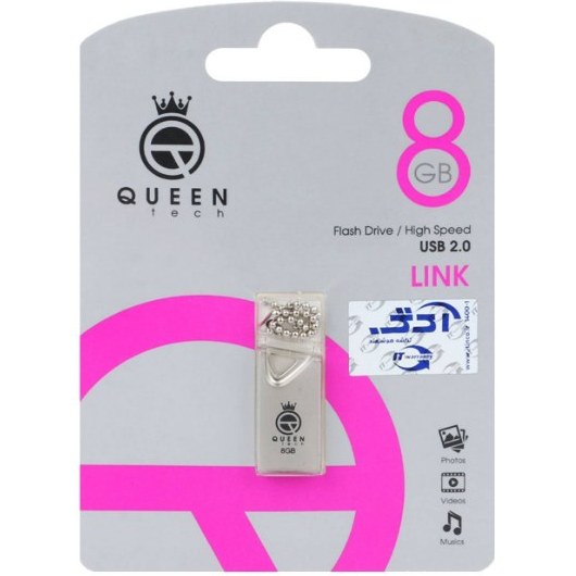 فلش مموری 8 گیگ کویین Queen Tech