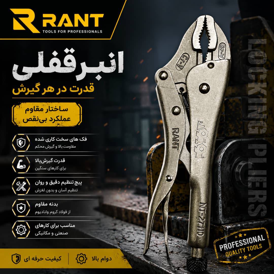 انبر قفلی 10 اینچ نورتون