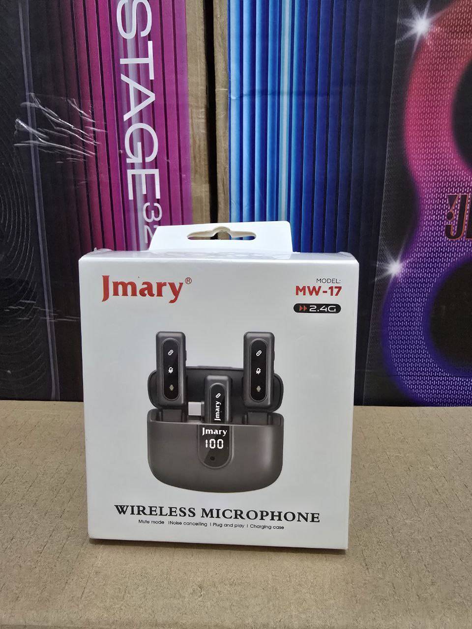 میکروفون یقه ای بی سیم Jmary MW-17