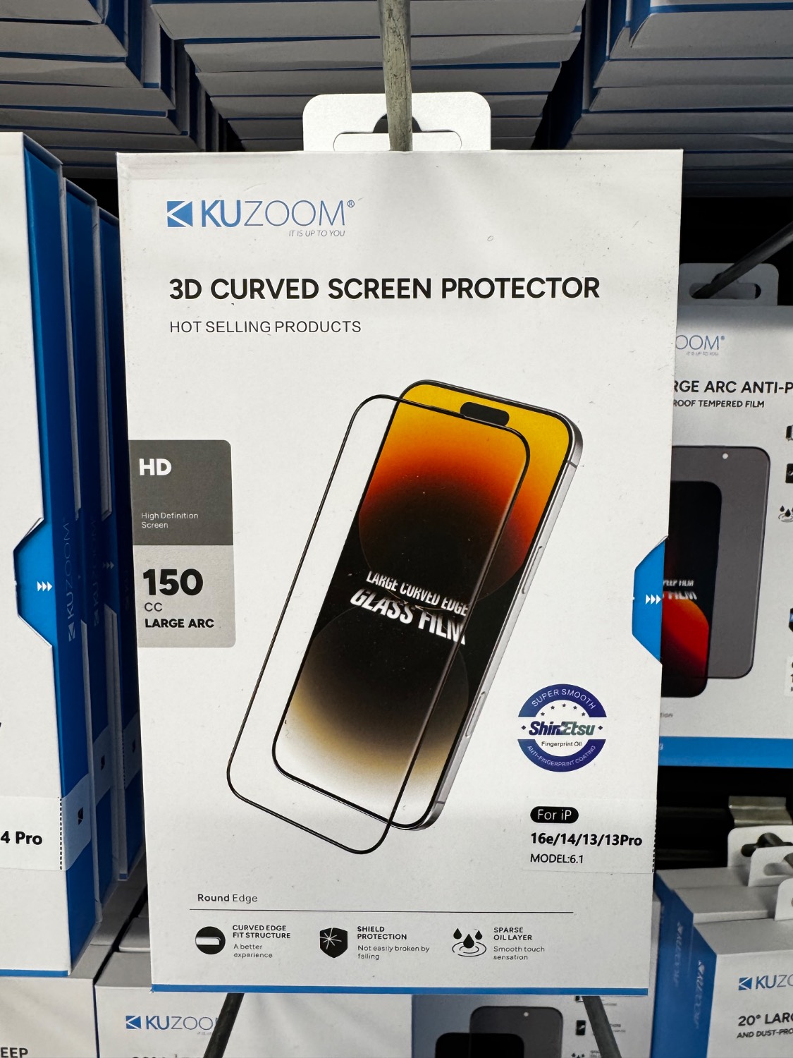 گلس شفاف برند KUZOOM برند KUZOOM