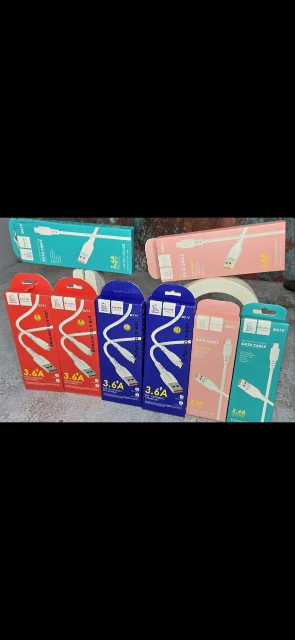 کابل شارژ تایپ سی VDENMENV مدل D71T