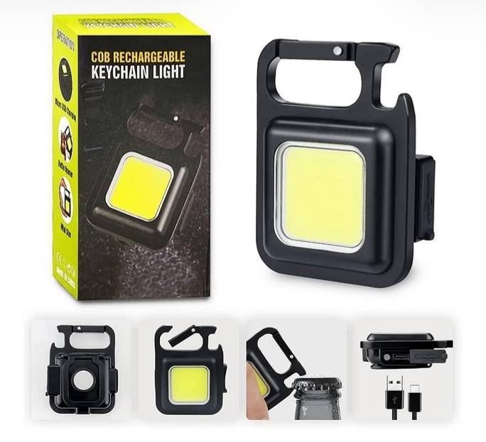 چراغ قوه جیبی جاکلیدی KeyChain Light شارژی مدل GL001