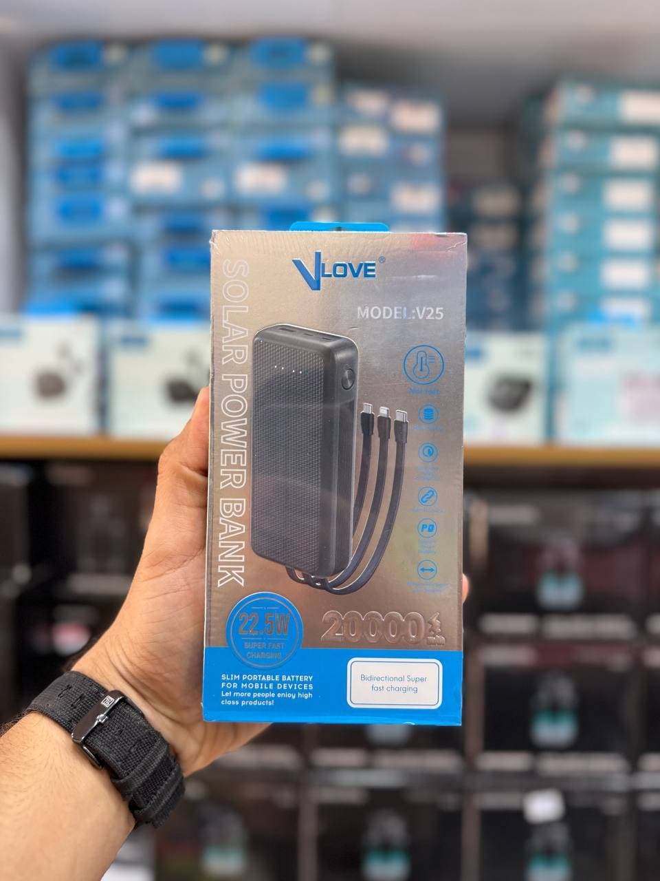 پاوربانک 20000 Vlove V25