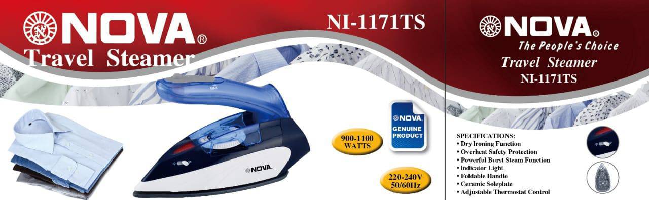 اتو مسافرتی نوا مدل NOVA 1171