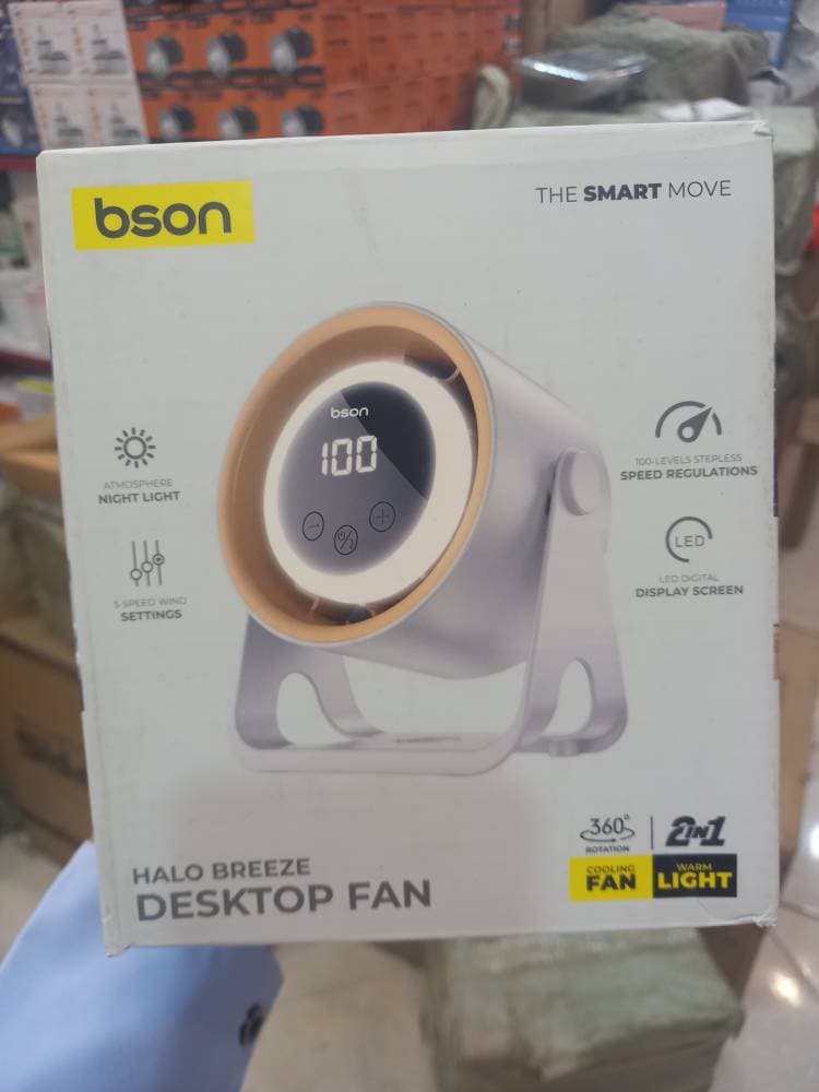 پنکه شارژی bson مدل FN003
