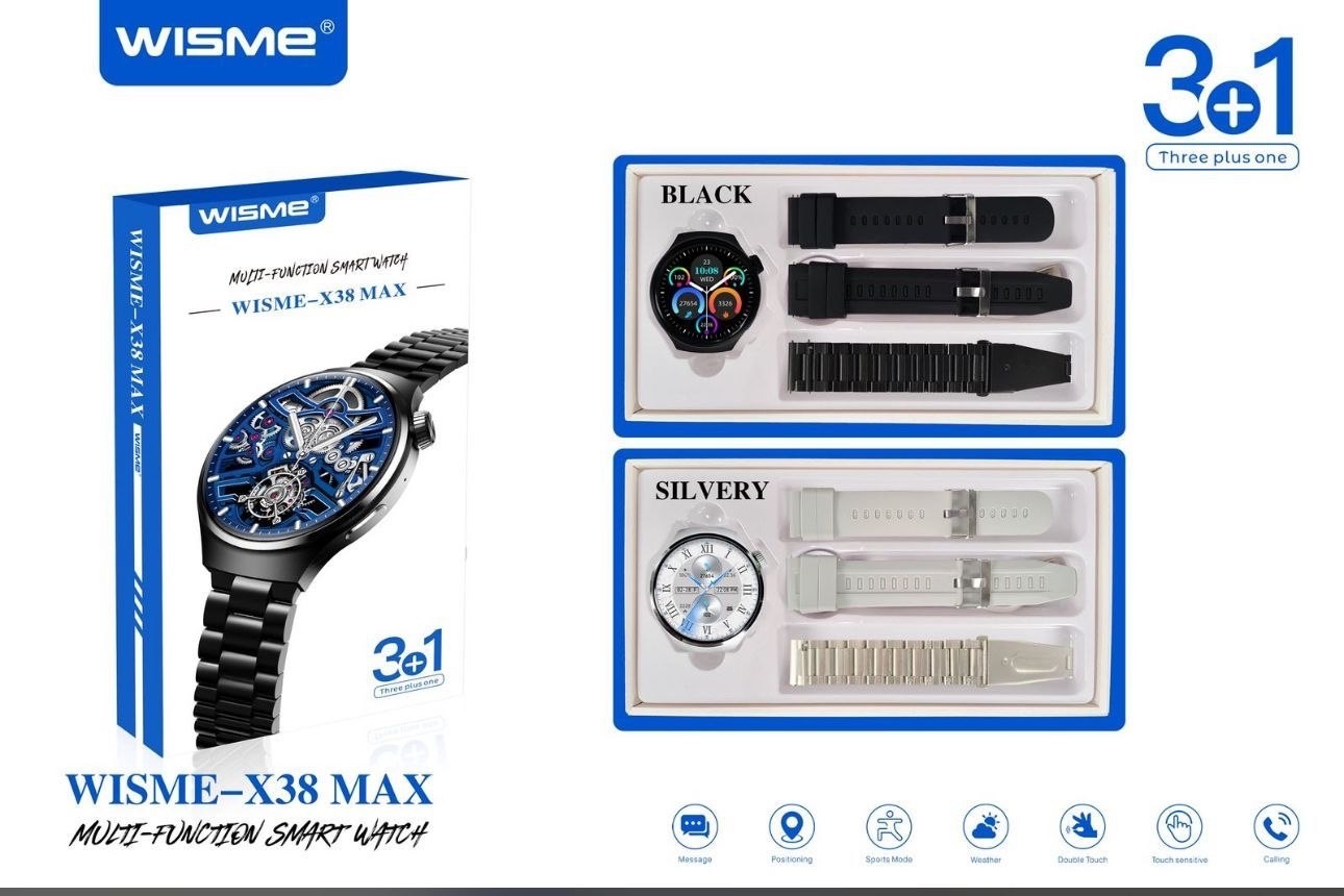 ساعت هوشمند  مدل wisme-X38 max