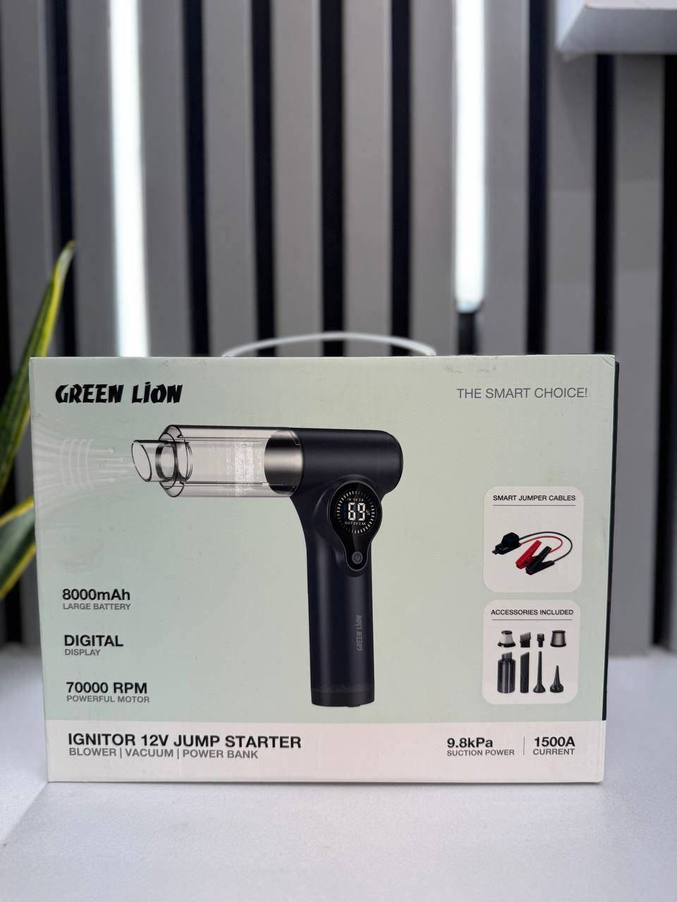 جت فن و جاروشارژی  8,000 Green Lion مدل: ignitor