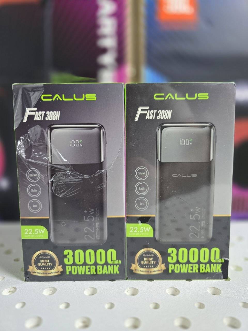 پاوربانک ظرفیت ۳۰ هزار میلی آمپر ساعت کالوس FAST308N