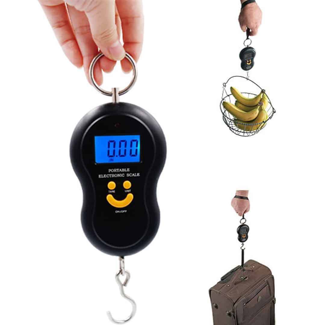  ترازو آویز دیجیتال ۵۰ کیلوگرمی مدل لبخند گلابی دقت 1 گرم