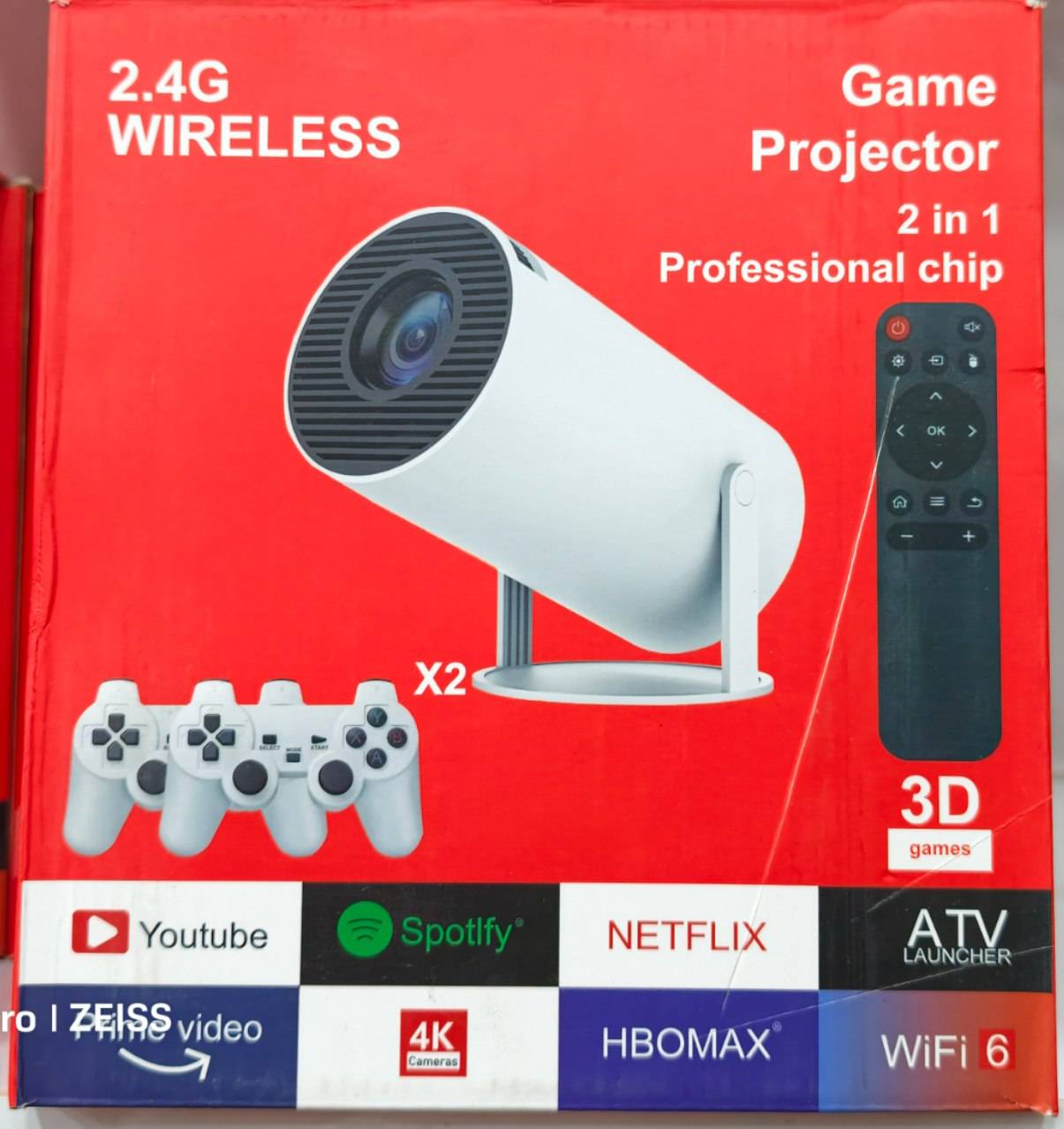 ویدیو پروژکتور بیسیم گیمینگ مدل Game Projector 3D