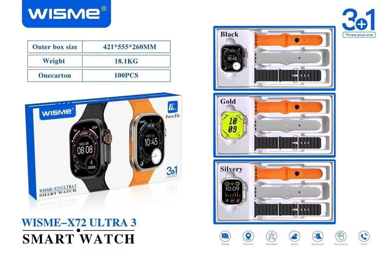ساعت هوشمند Wisme مدل Wisme-X72