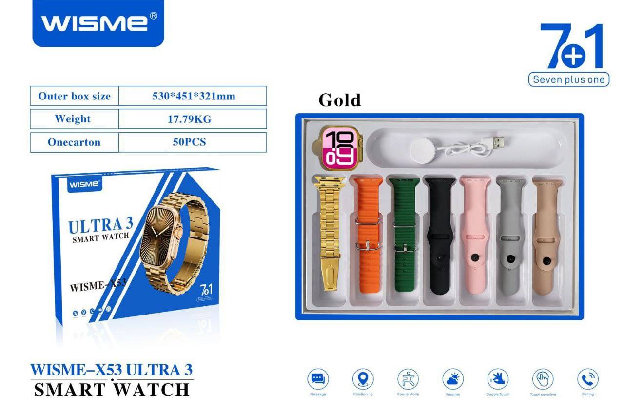 ساعت هوشمند wisme-x53 ultra3