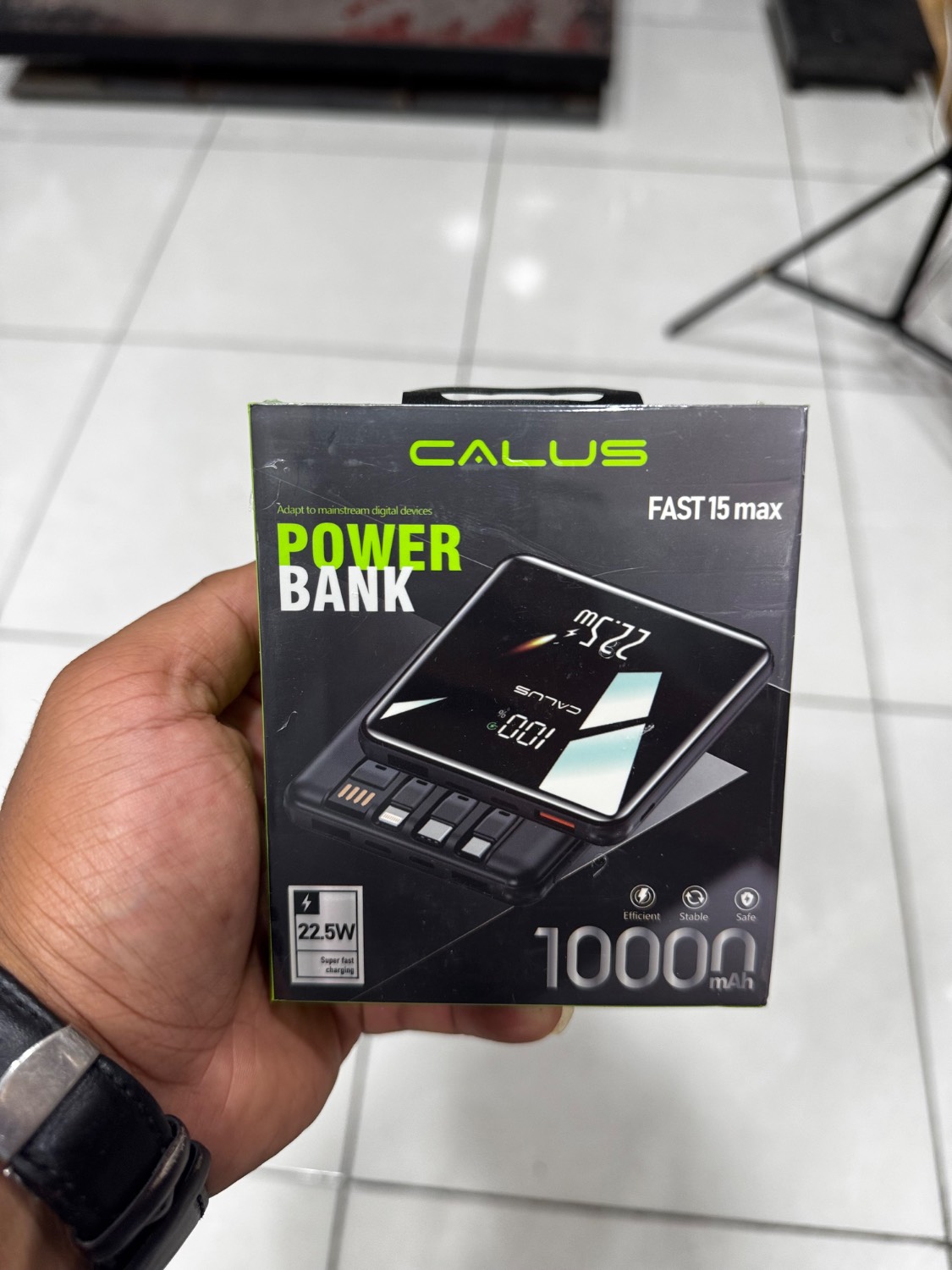 پاوربانک کالوس fast15max میلی امپر 10000