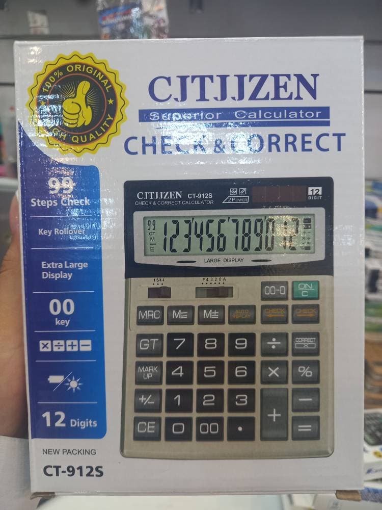ماشین حساب CJTJJZEN CT912S