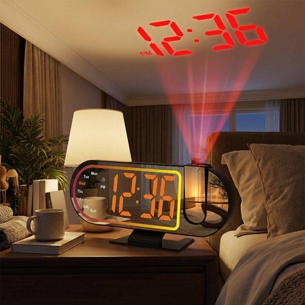 ساعت دیجیتالی لیزری رو میزی مدل DS-3827LP