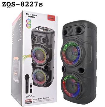 اسپیکر بلوتوثی قابل‌حمل زد کیو اس (ZQS) مدل 8227S