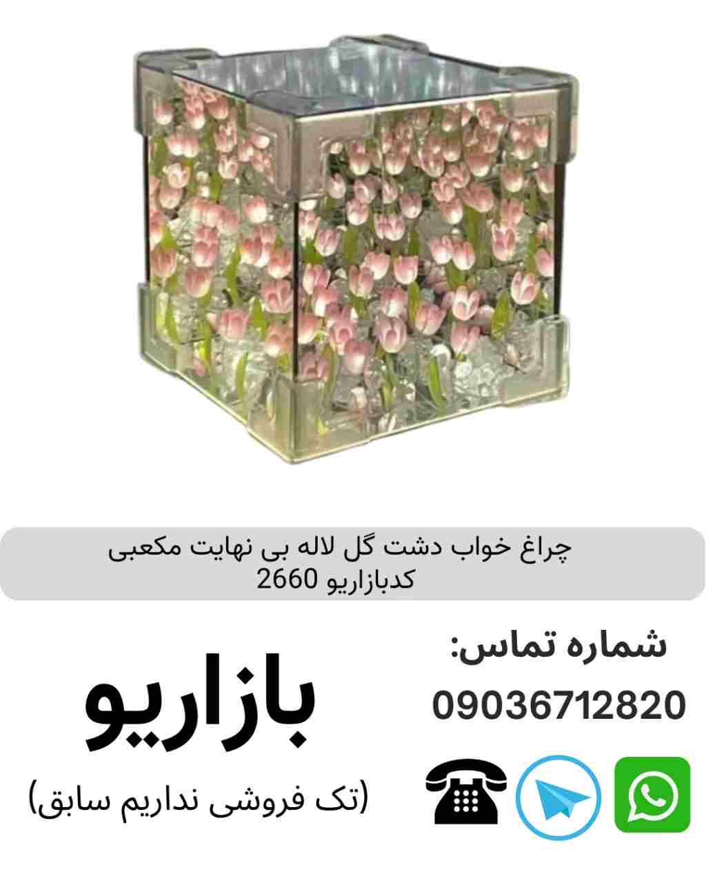 چراغ خواب دشت گل لاله بی نهایت مکعبی
