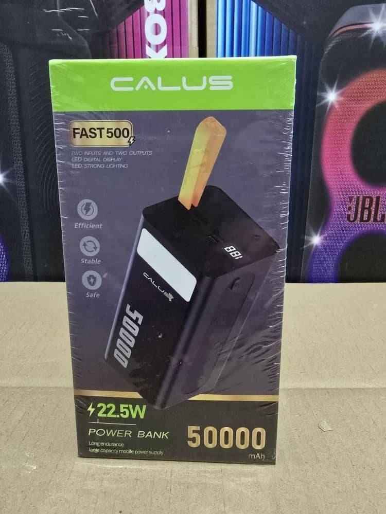 پاوربانک ظرفیت ۵۰ هزار میلی آمپر کالوس FAST500