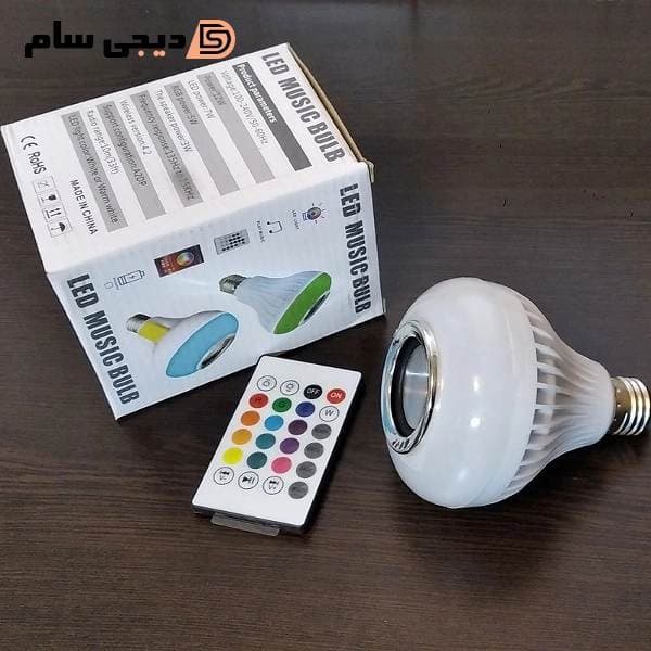 لامپ هوشمند و اسپیکر بلوتوث Music  Bulb