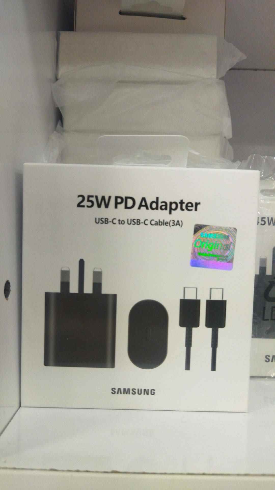 آداپتور 25وات سامسونگ با کابل