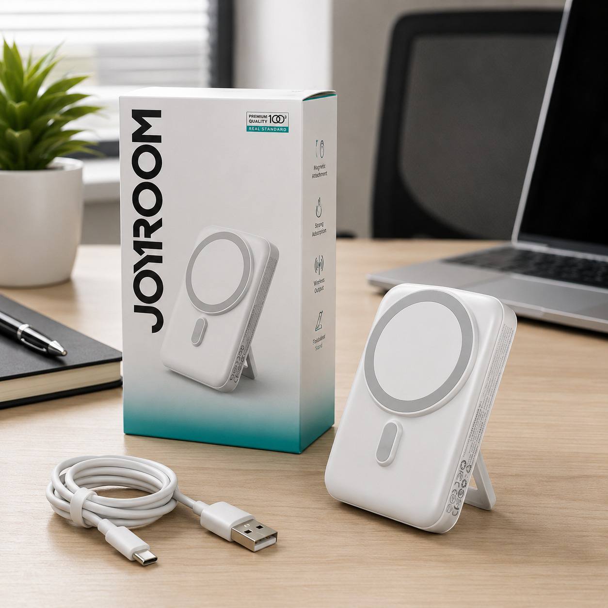 پاور بانک 10000 امپر وایرلس شارژ joyroom