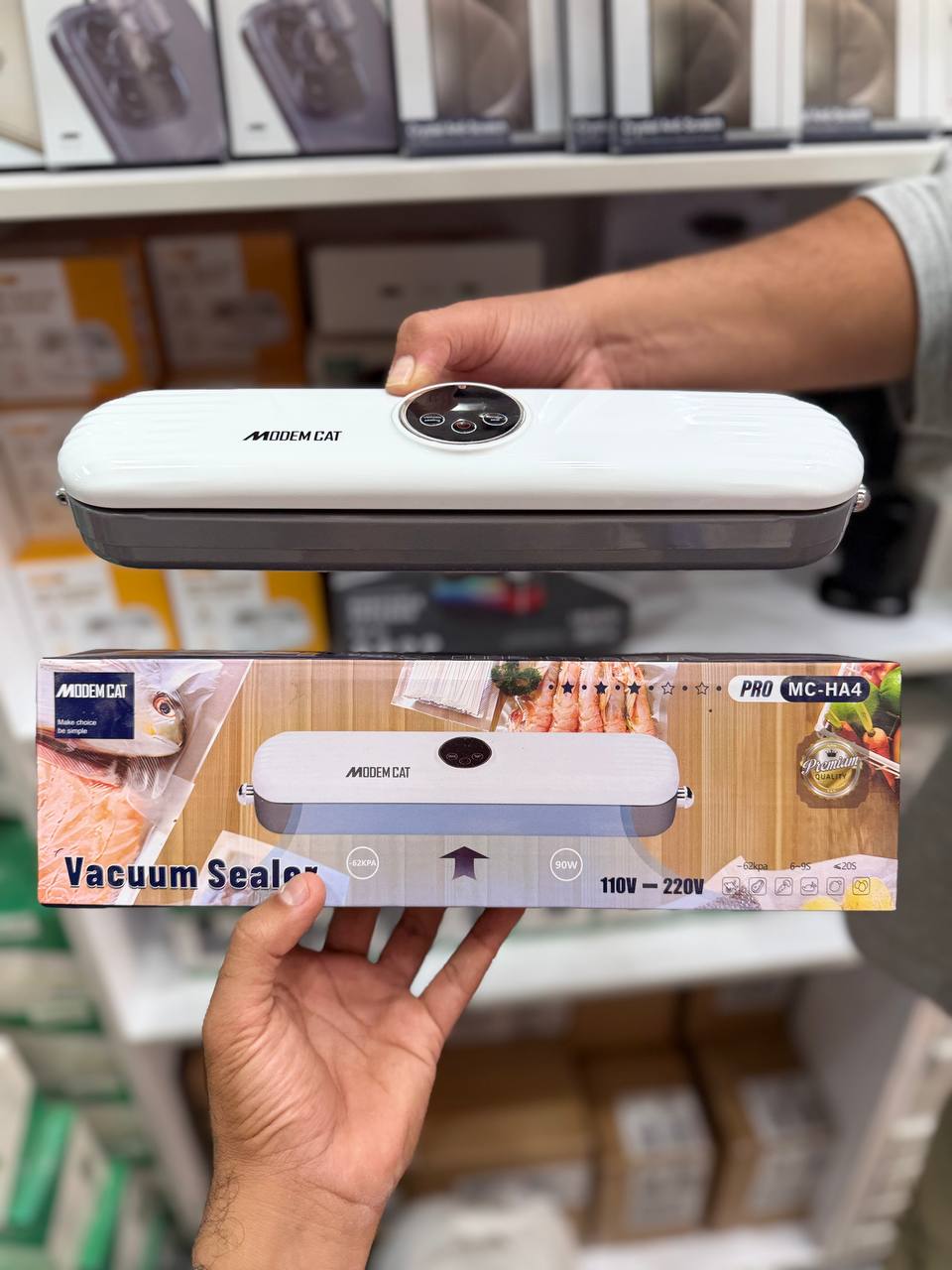 دستگاه وکیوم مواد غذایی modem cat MC-HA4