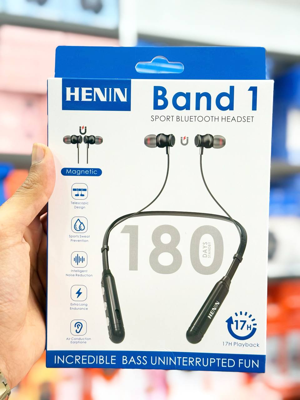 هندزفری گردنی Henin Band1