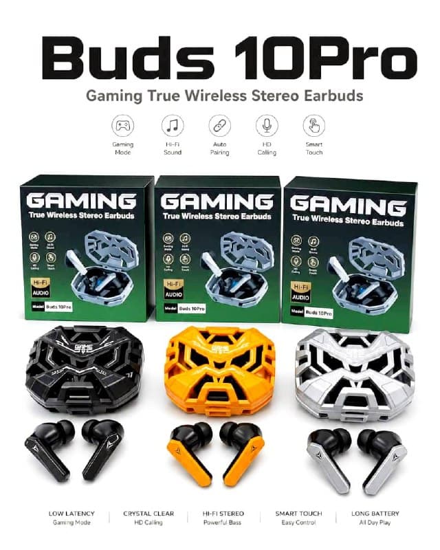 ايرپاد گيمينگ BUDS 10PRO