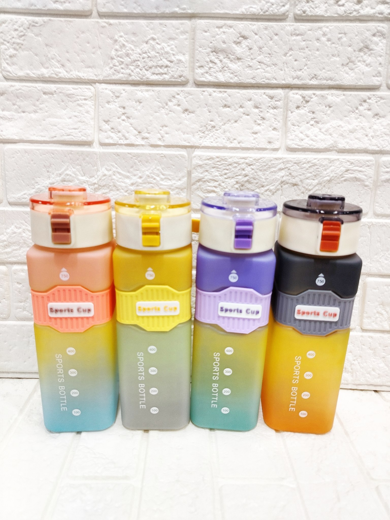 قمقمه ورزشی sports cup مکعبی 750 ml
