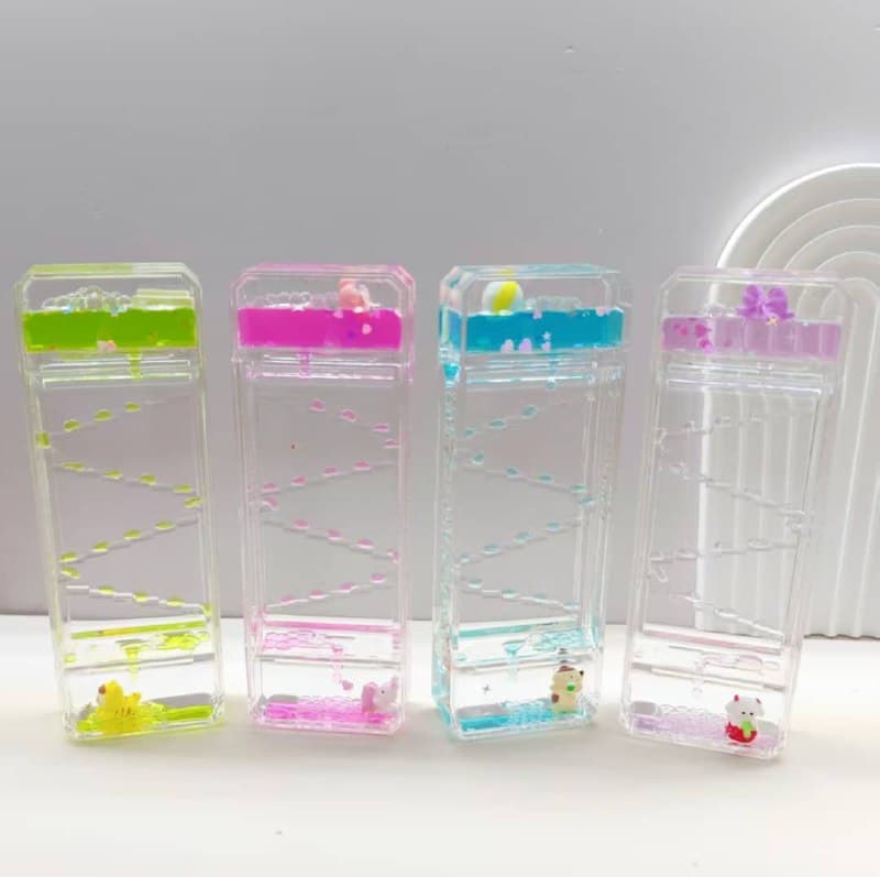 ساعت شنی ژله ای آکواریوم استوانه ای