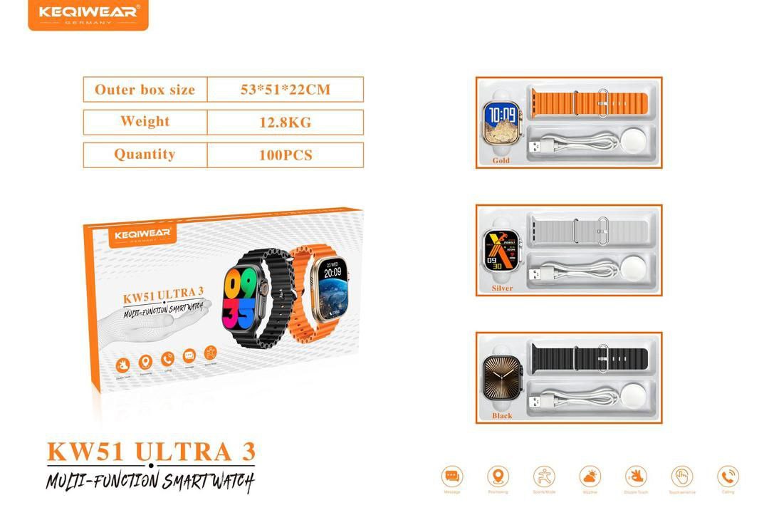 ساعت هوشمند KEQIWEAR KW51 Ultra 3