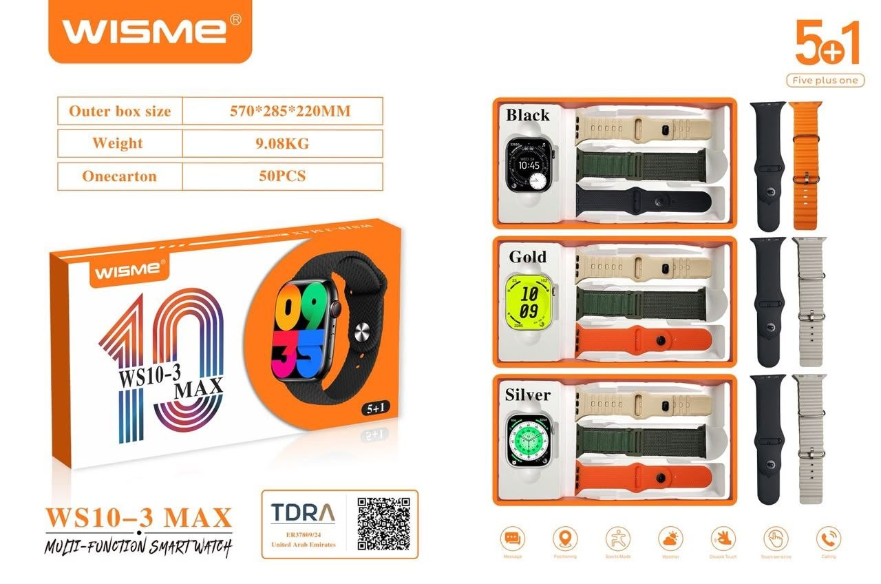 ساعت هوشمند ws10-3 max