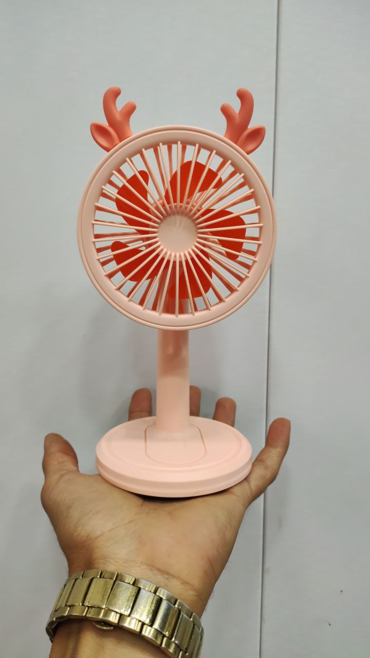پنکه فن دستی کوچک شاخ گوزن دار