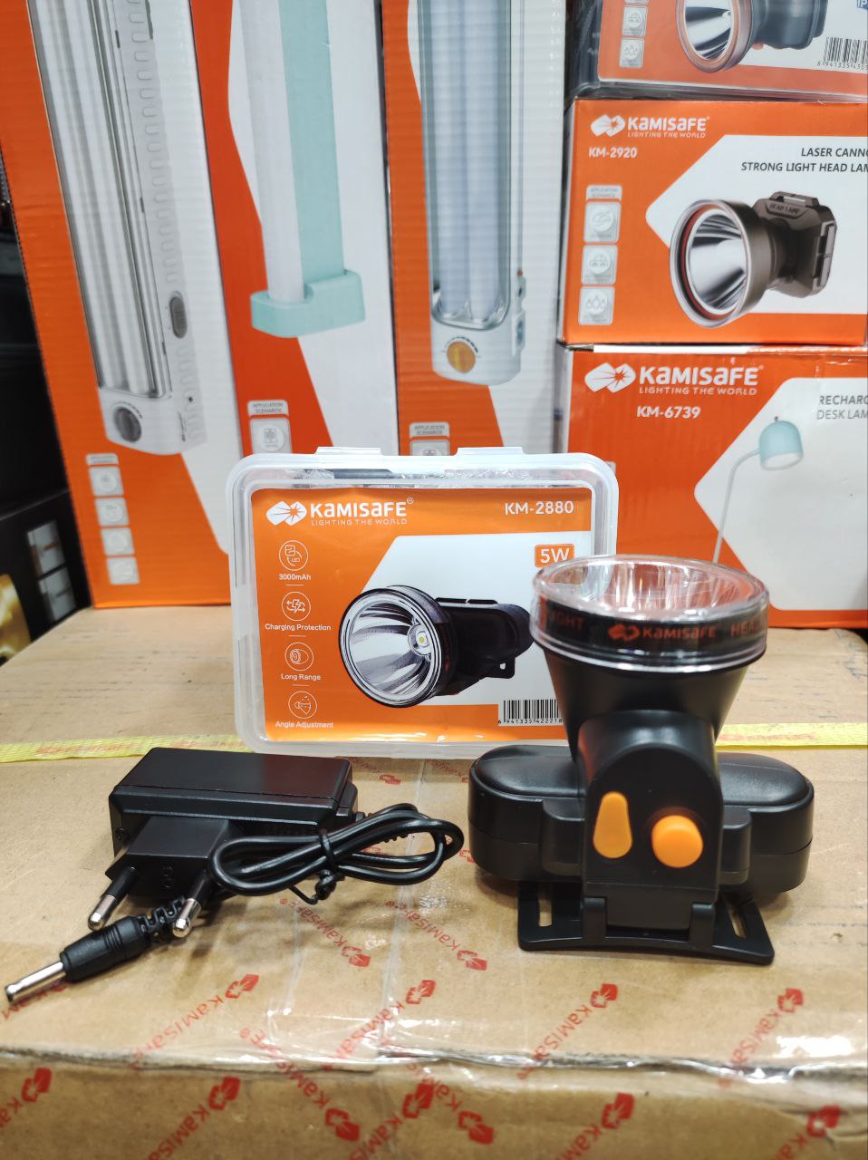 هد لایت ضد آب 5 وات KM-2880