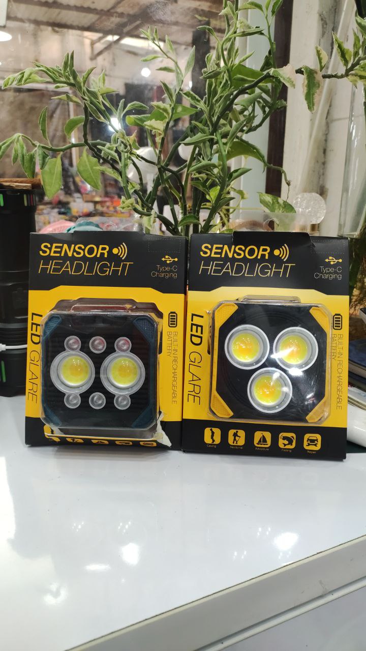 هد لایت چراغ قوه شارژی Sensor 6130