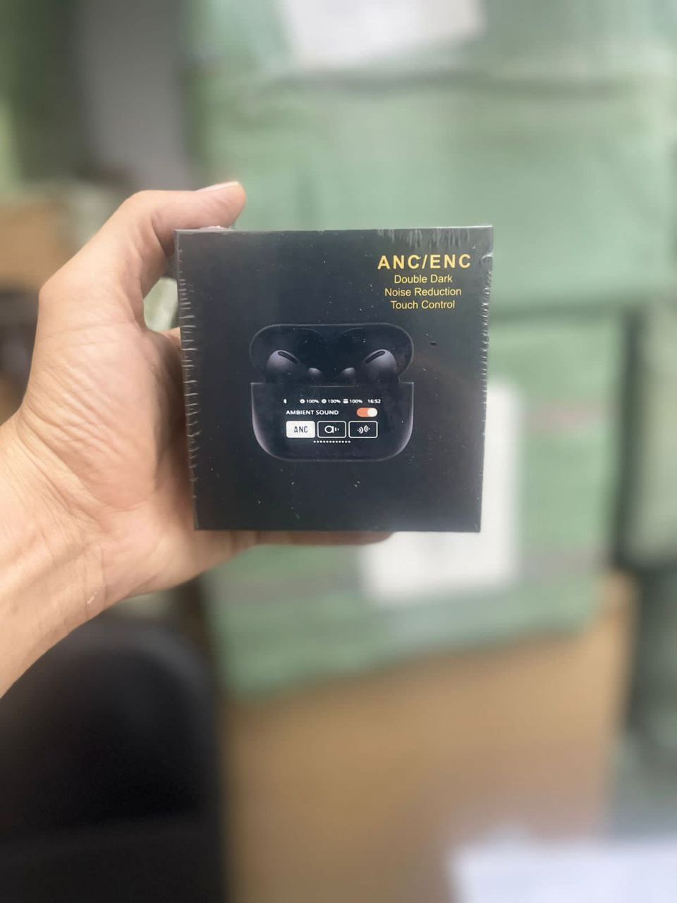 	هدفون بیسیم مدل ایرپاد پرو 2 ENC LCD مدل A9 مشکی