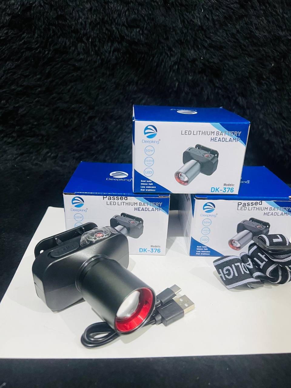 هدلایت زوم دار کله فلزی DK-376