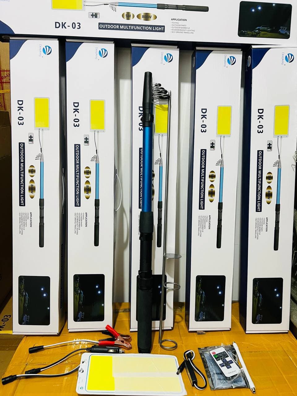 چراغ کمپینگ 5 متری 800 وات DK-03