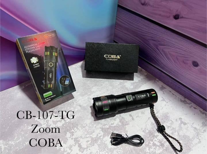 چراغ قوه پلیسی زوم دار شبنما دار کوبا CB-107