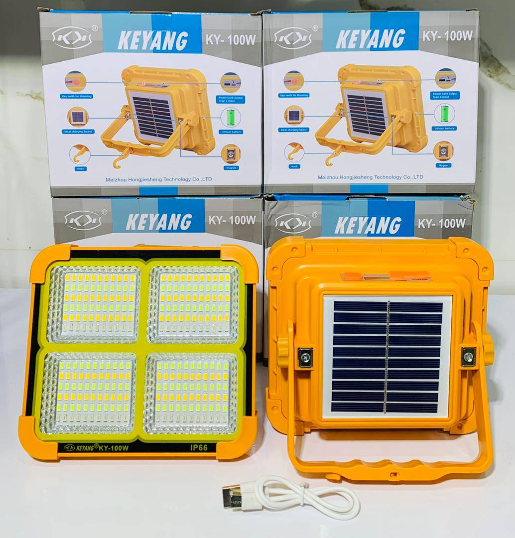 پروژکتور خورشیدی 100 وات کیانگ ky-100w