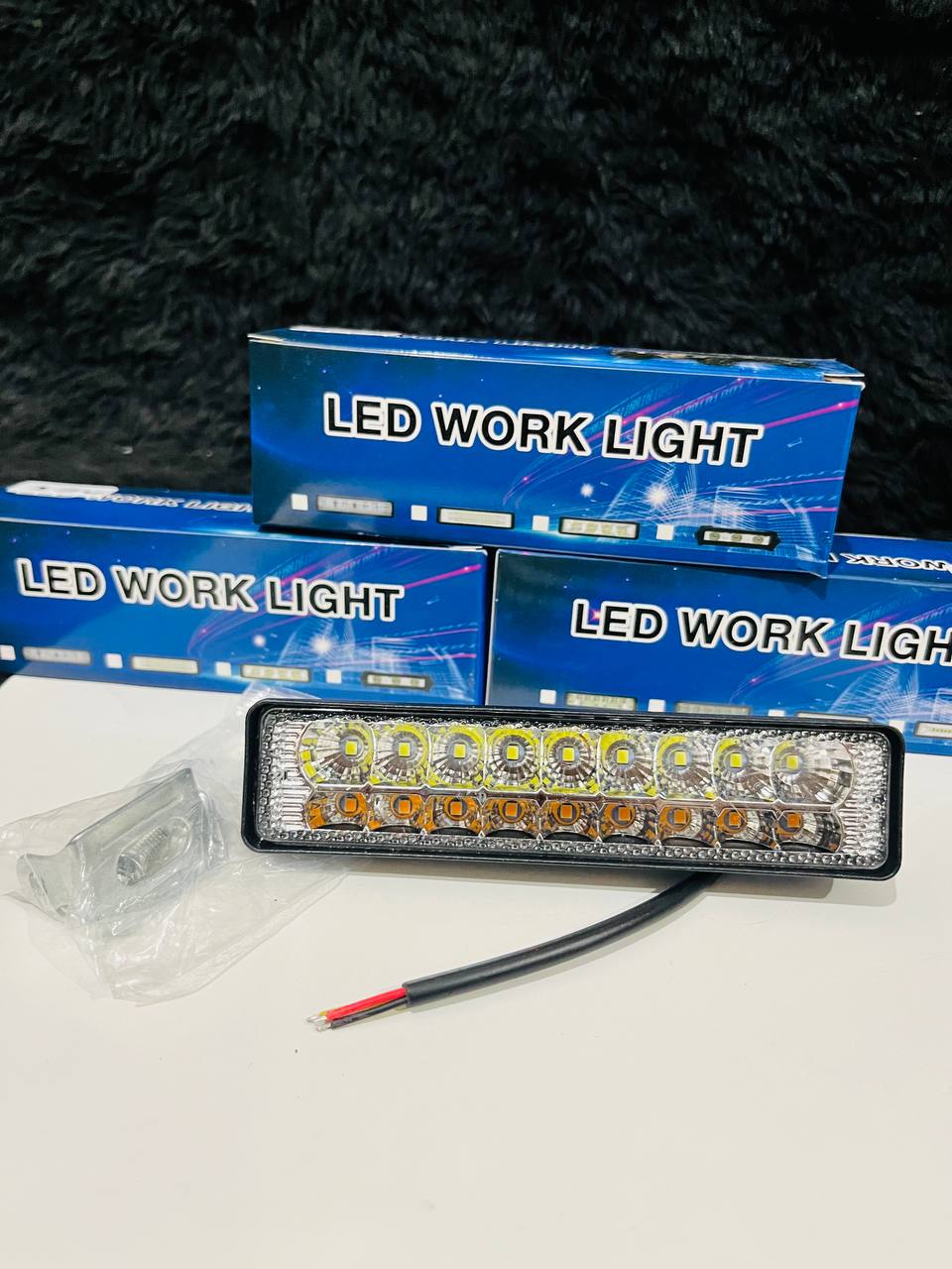 چراغ آفرود  LED 12 ولت سایز کوچک  18 LED