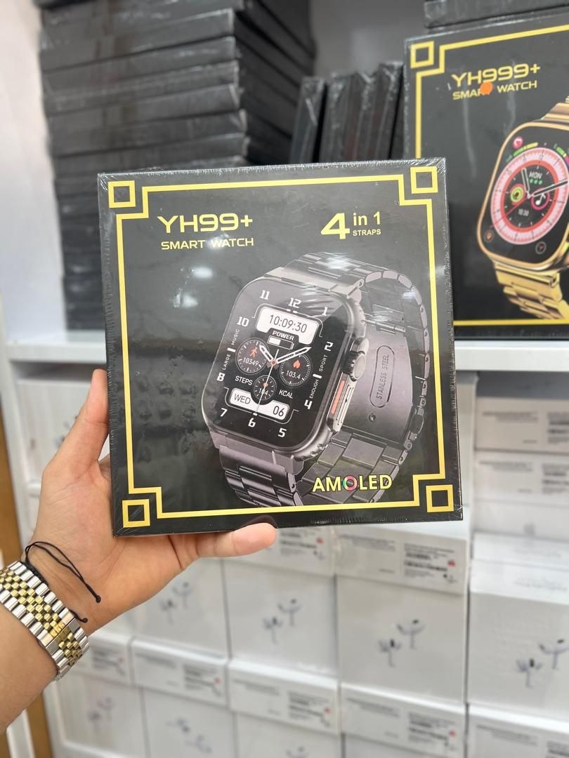 ساعت هوشمند مدل +YH99 چهار بند فلزی